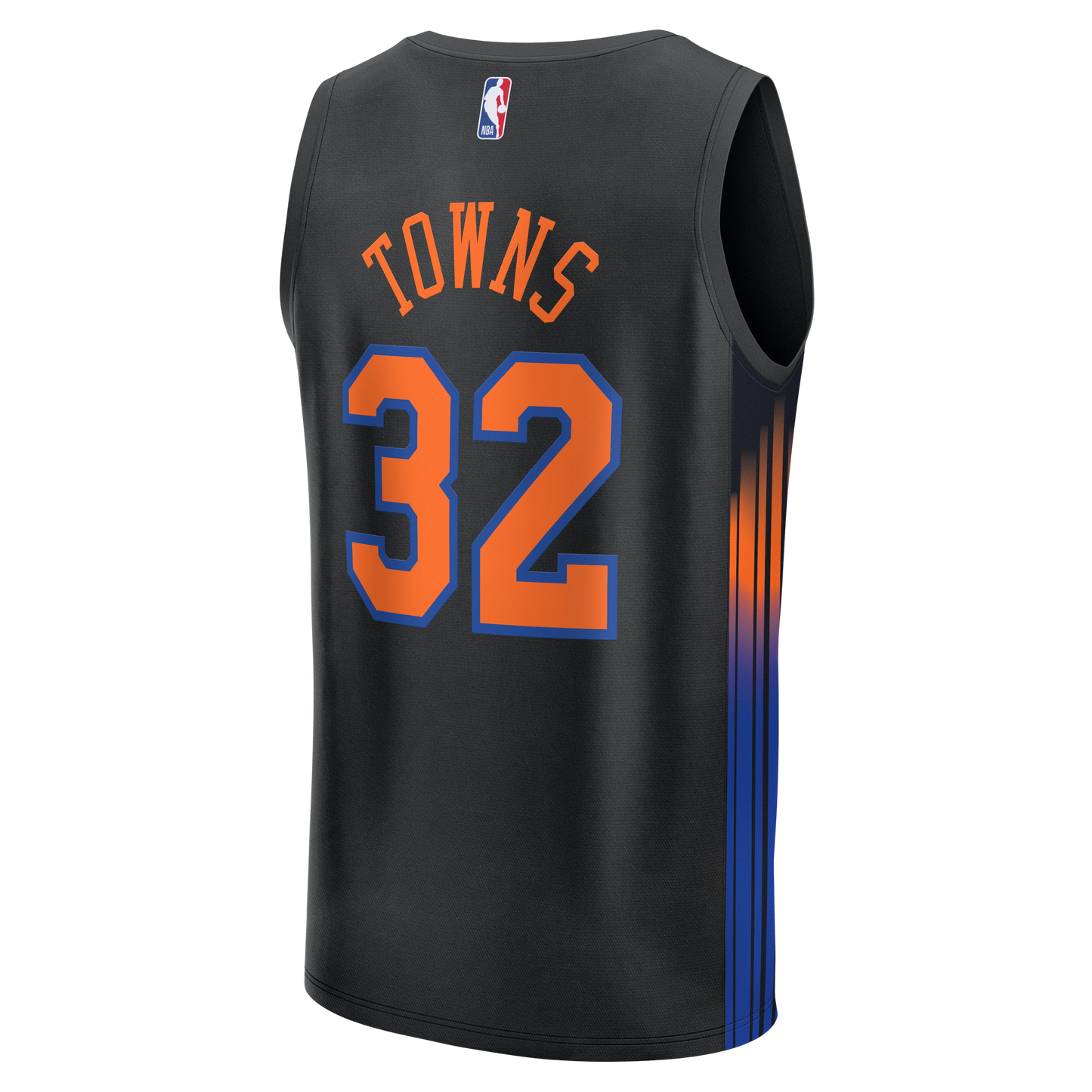 Karl-Anthony Towns New York Knicks Fanatics Youth Fast Break Jersey - Statement Edition - Black