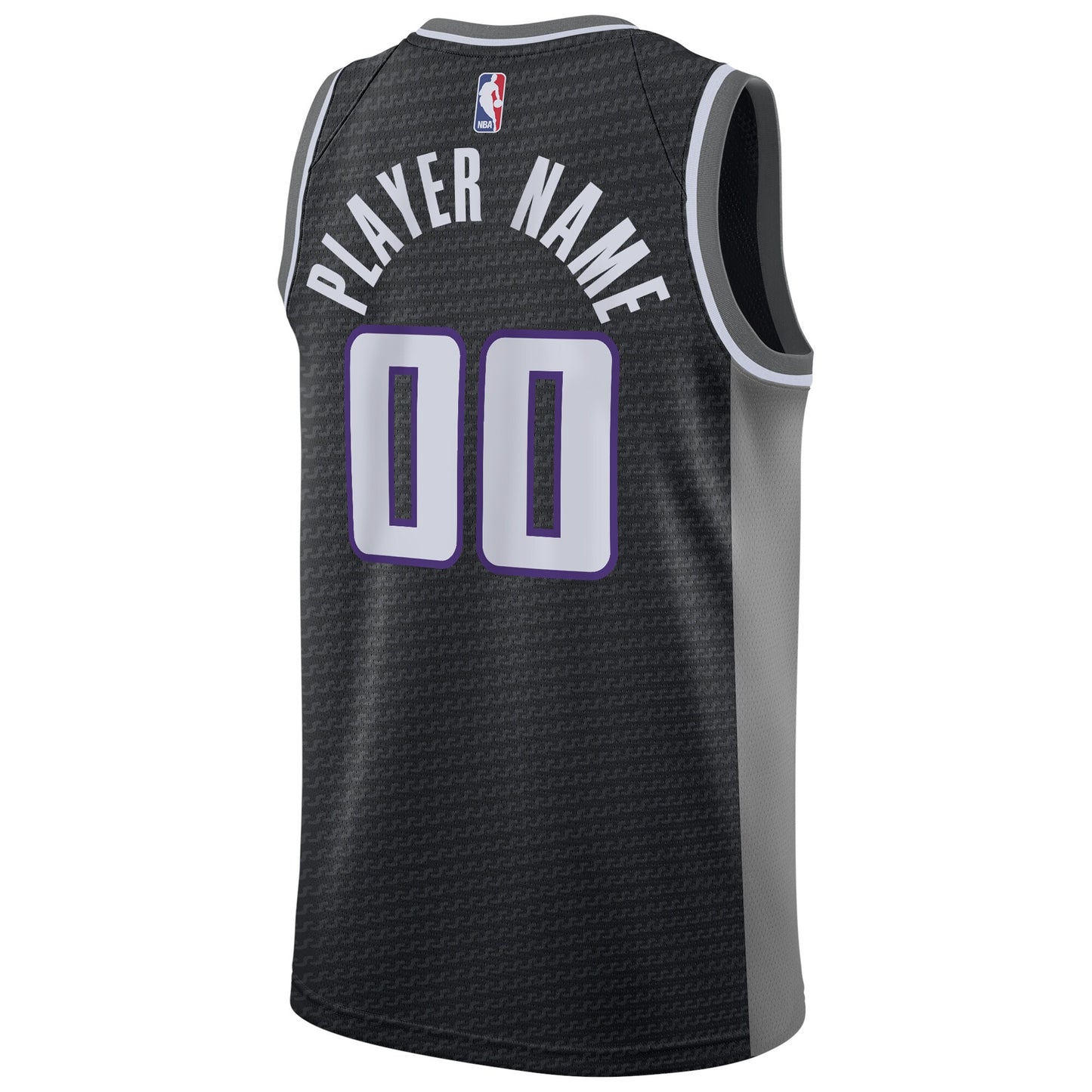 Sacramento Kings Nike Swingman Custom Jersey Black - Statement Edition