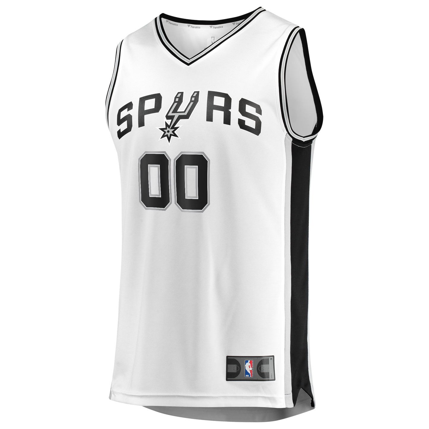 San Antonio Spurs Fanatics 2026 NBA Finals Fast Break Custom Jersey - Association Edition - White