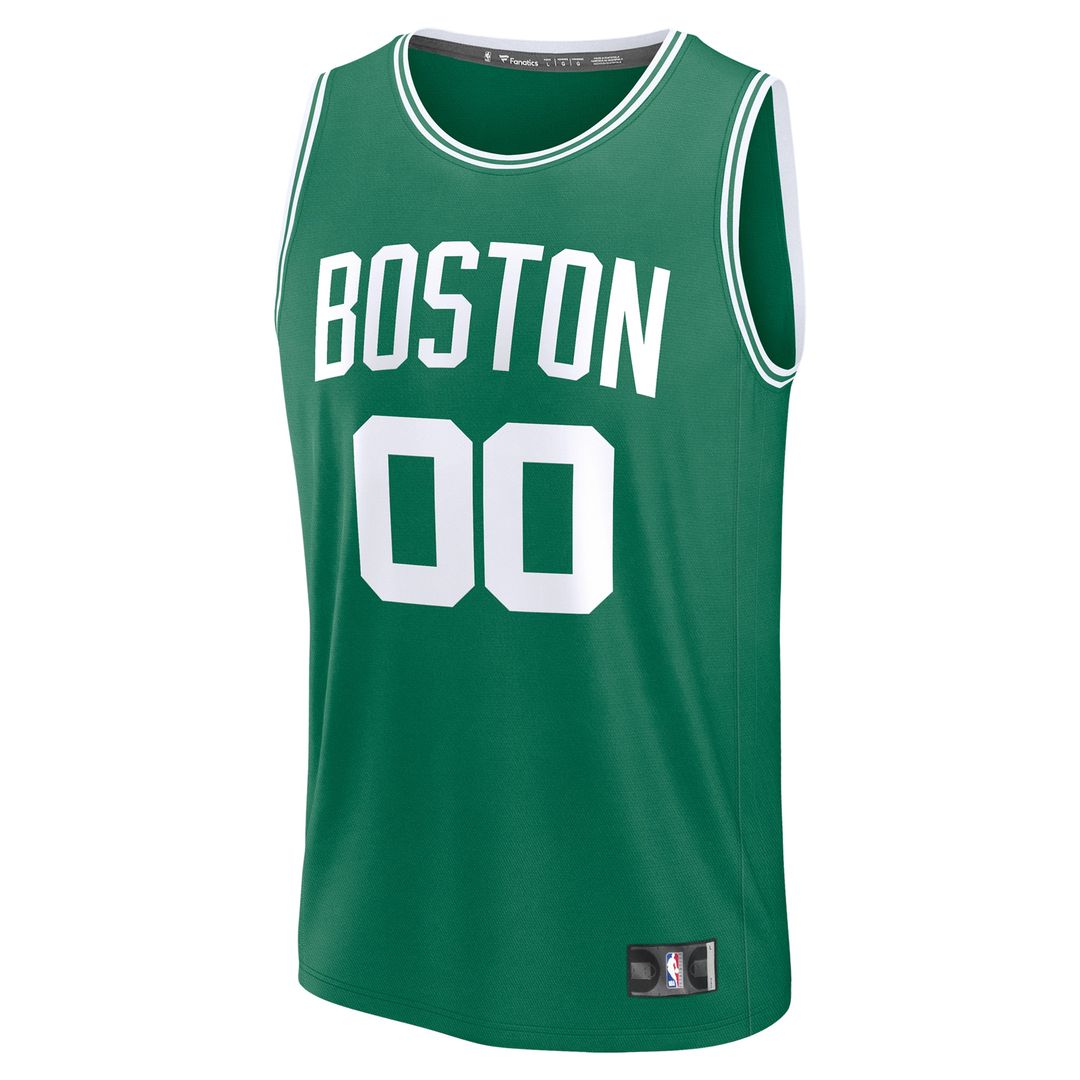 Boston Celtics Fanatics Fast Break Custom Jersey - Statement Edition - Black