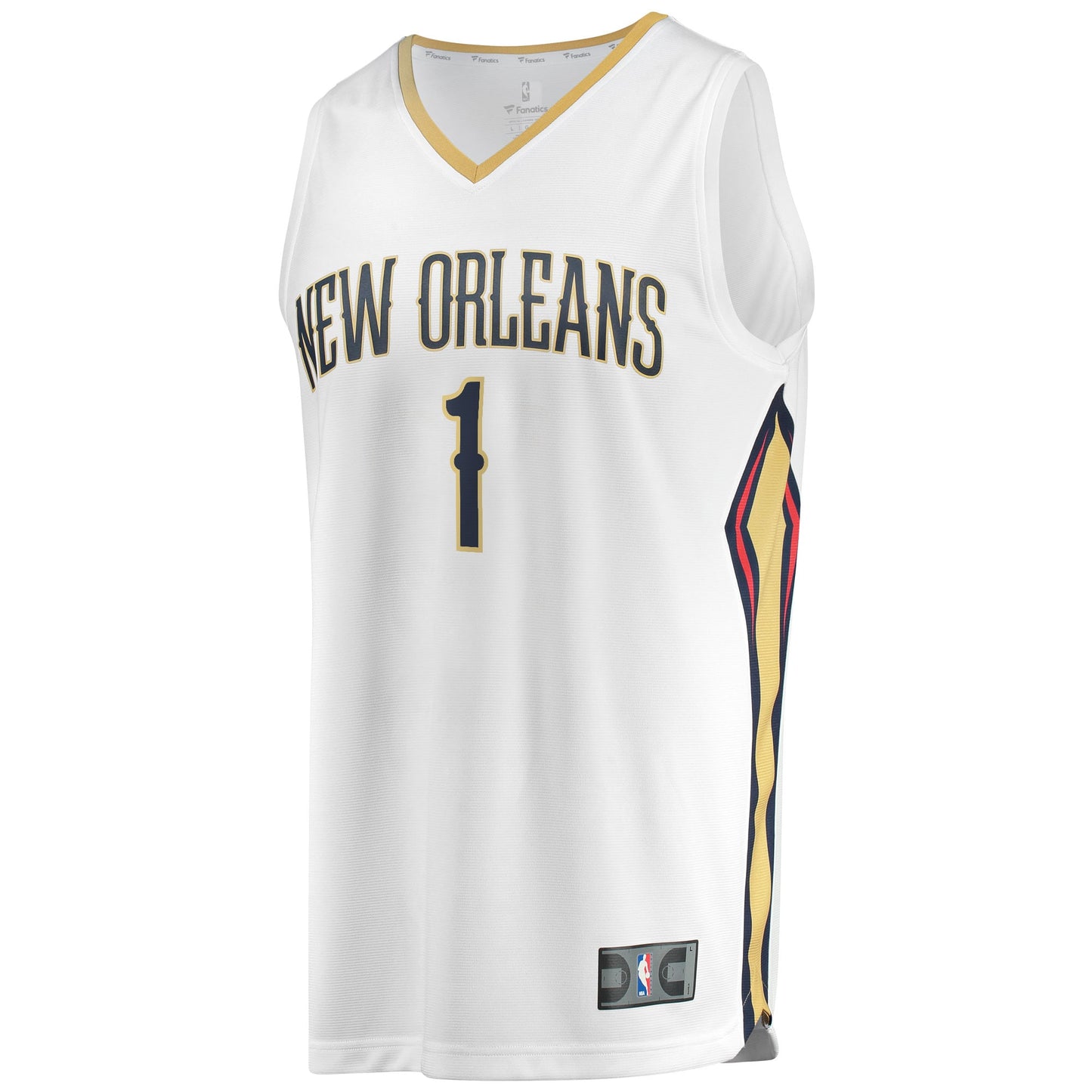 Zion Williamson New Orleans Pelicans Fanatics Replica Fast Break Jersey Navy - Icon Edition