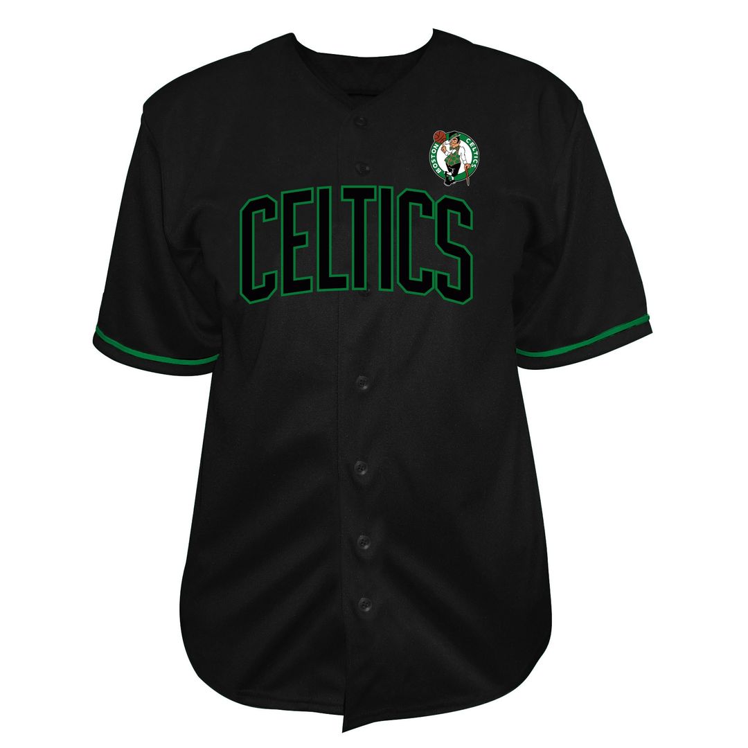 Jayson Tatum Boston Celtics Profile Big & Tall Name & Number Button-Up Jersey - Black