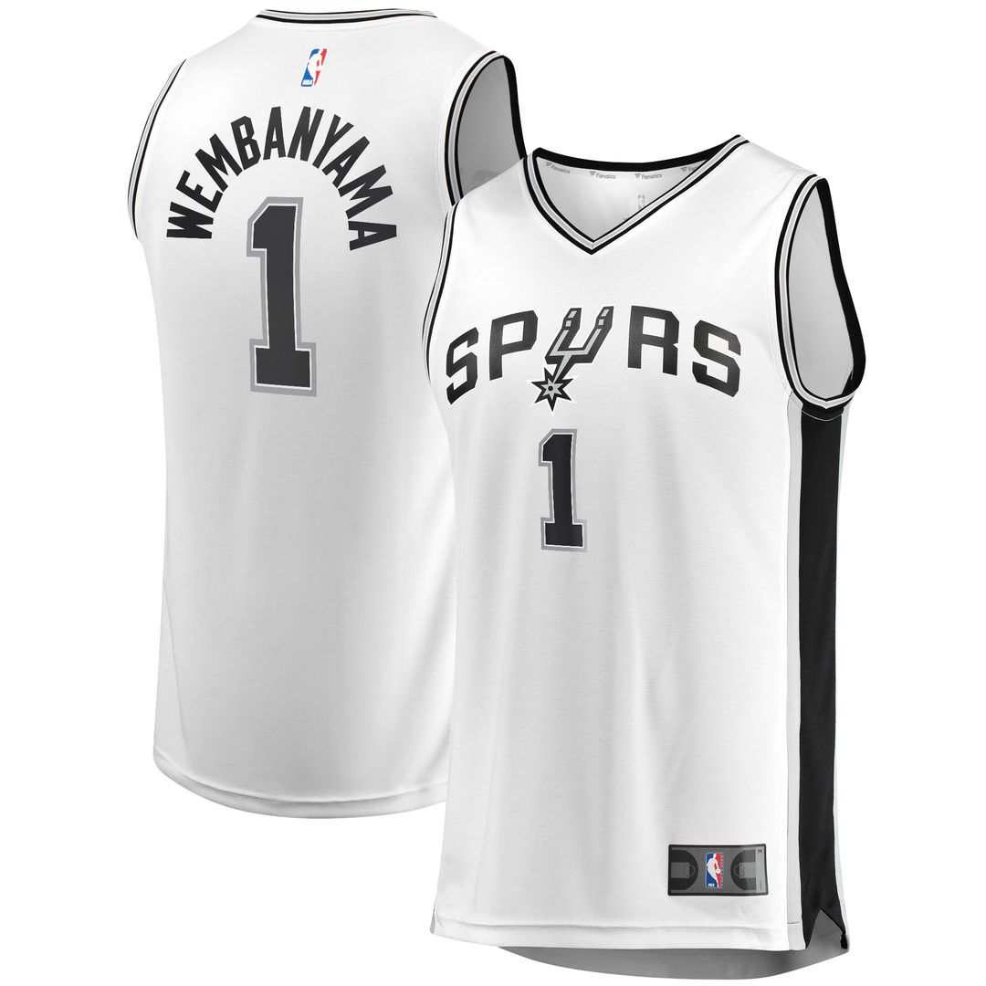 Victor Wembanyama San Antonio Spurs Fanatics Fast Break Replica Player Jersey - Icon Edition - Black