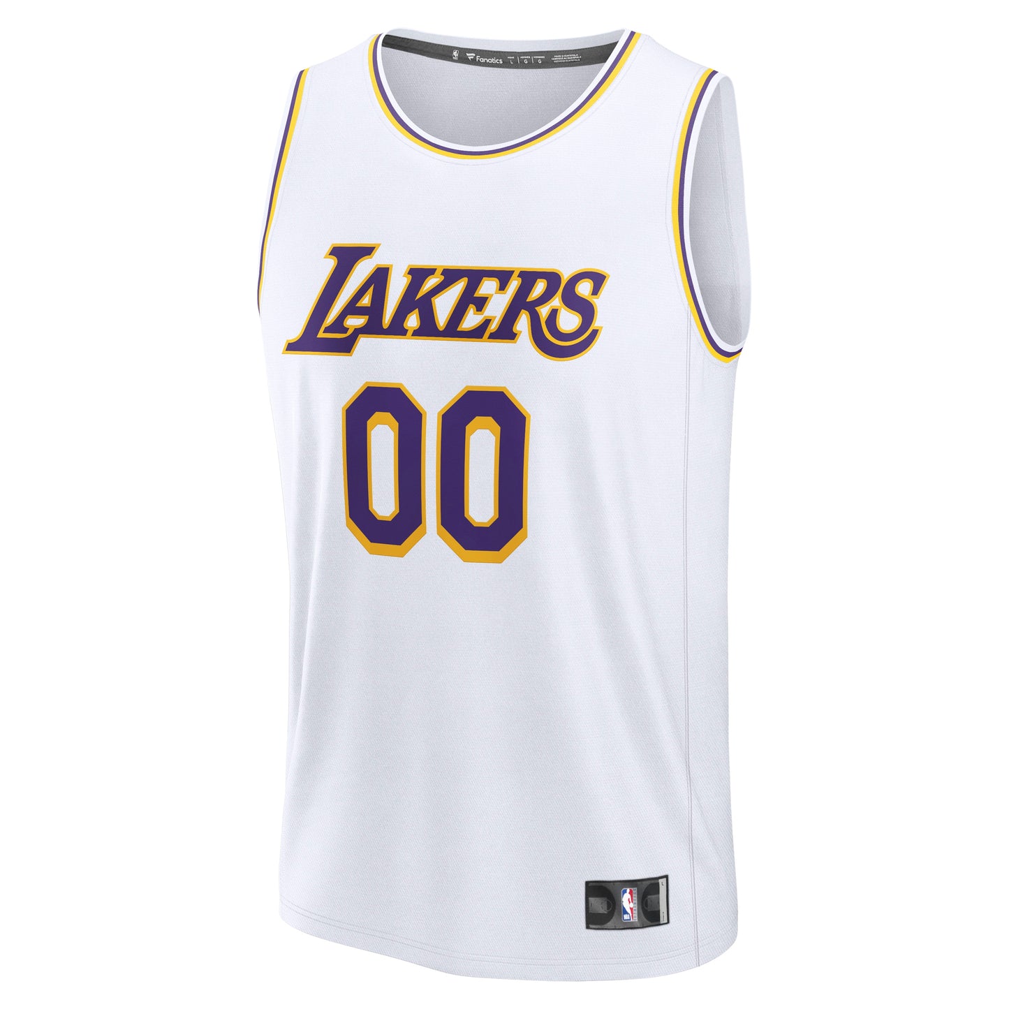 Los Angeles Lakers Fanatics Fast Break Custom Jersey - Icon Edition - Gold
