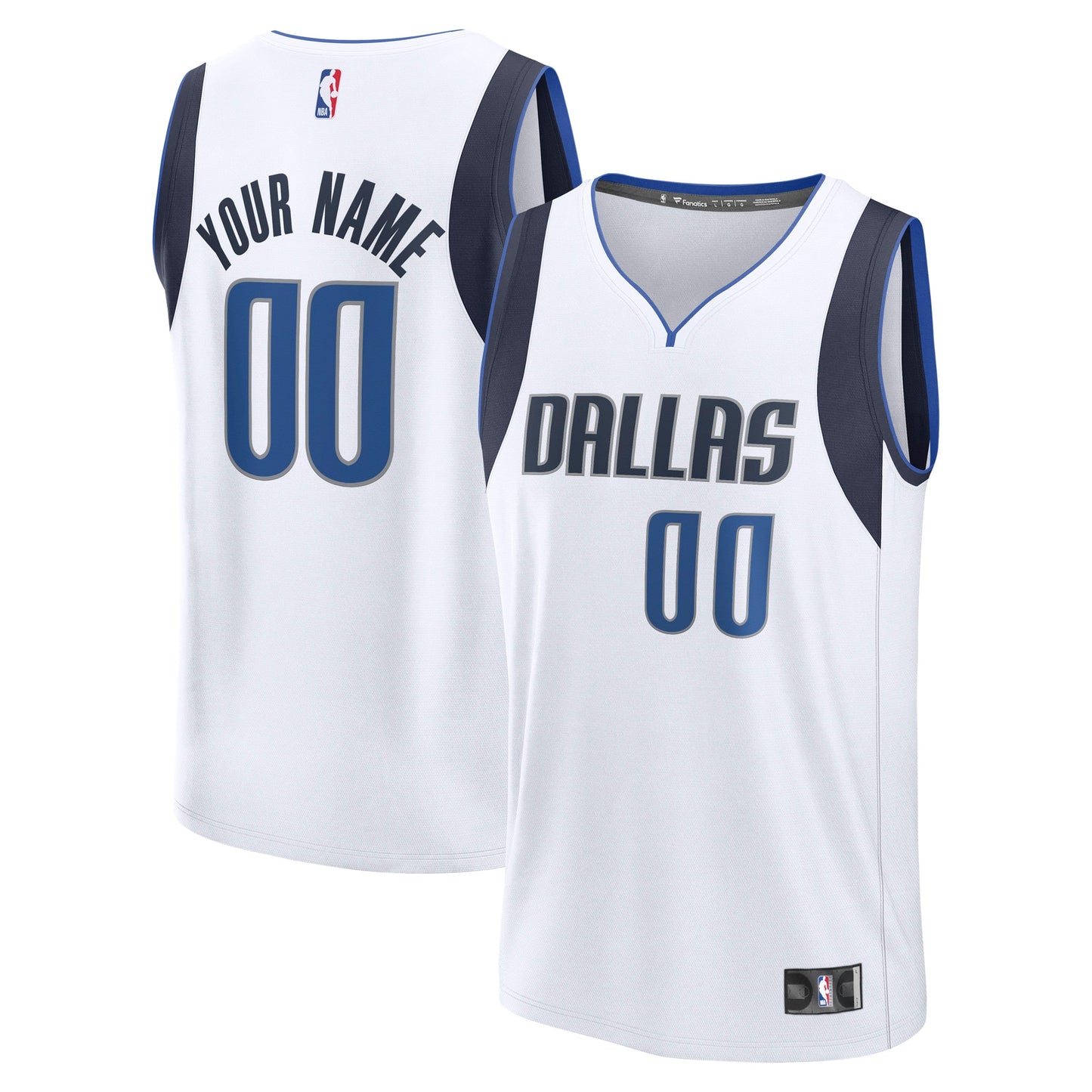 Dallas Mavericks Fanatics Fast Break Custom Jersey - Statement Edition - Navy