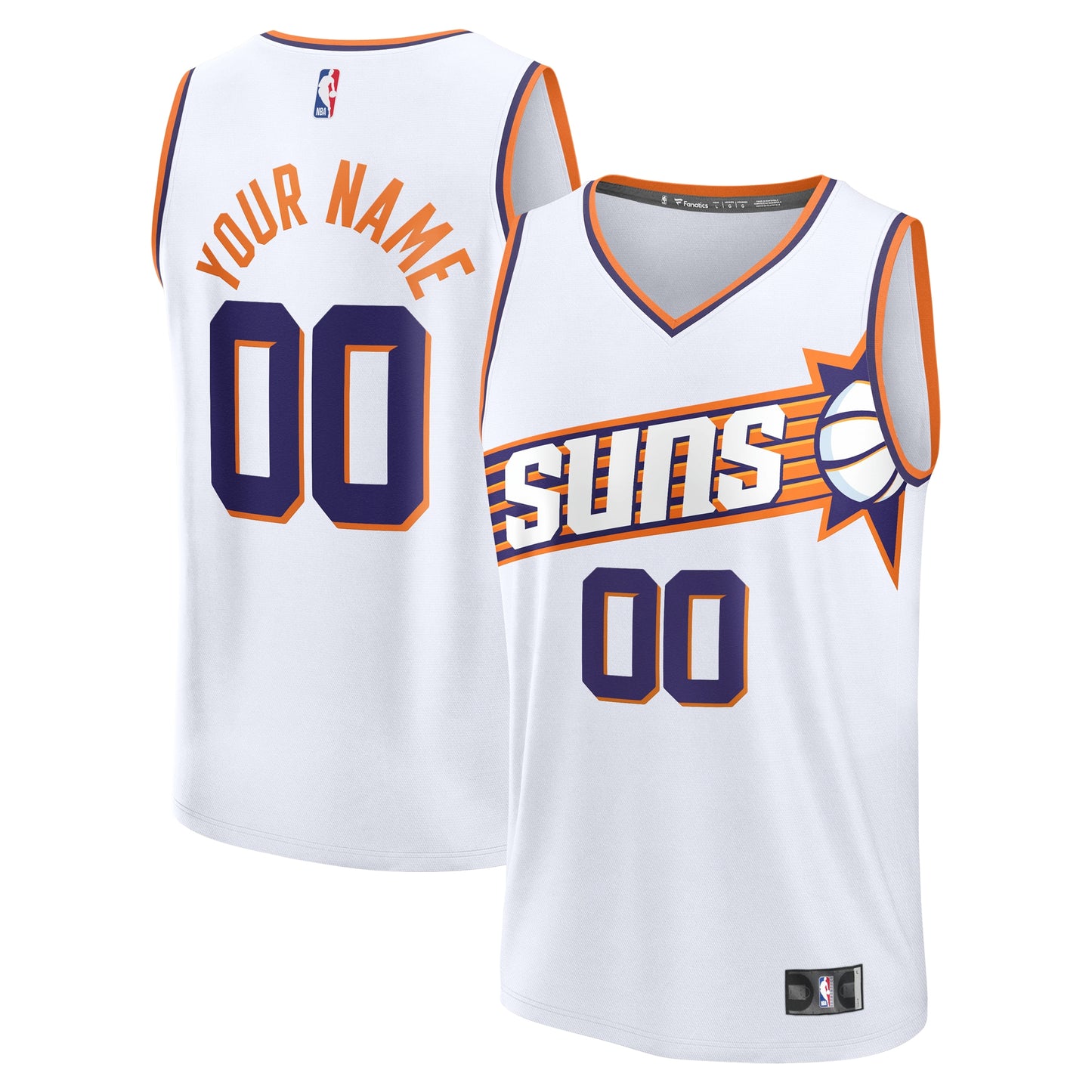 Phoenix Suns Fanatics Youth Fast Break Custom Replica Jersey - Purple  - Icon Edition