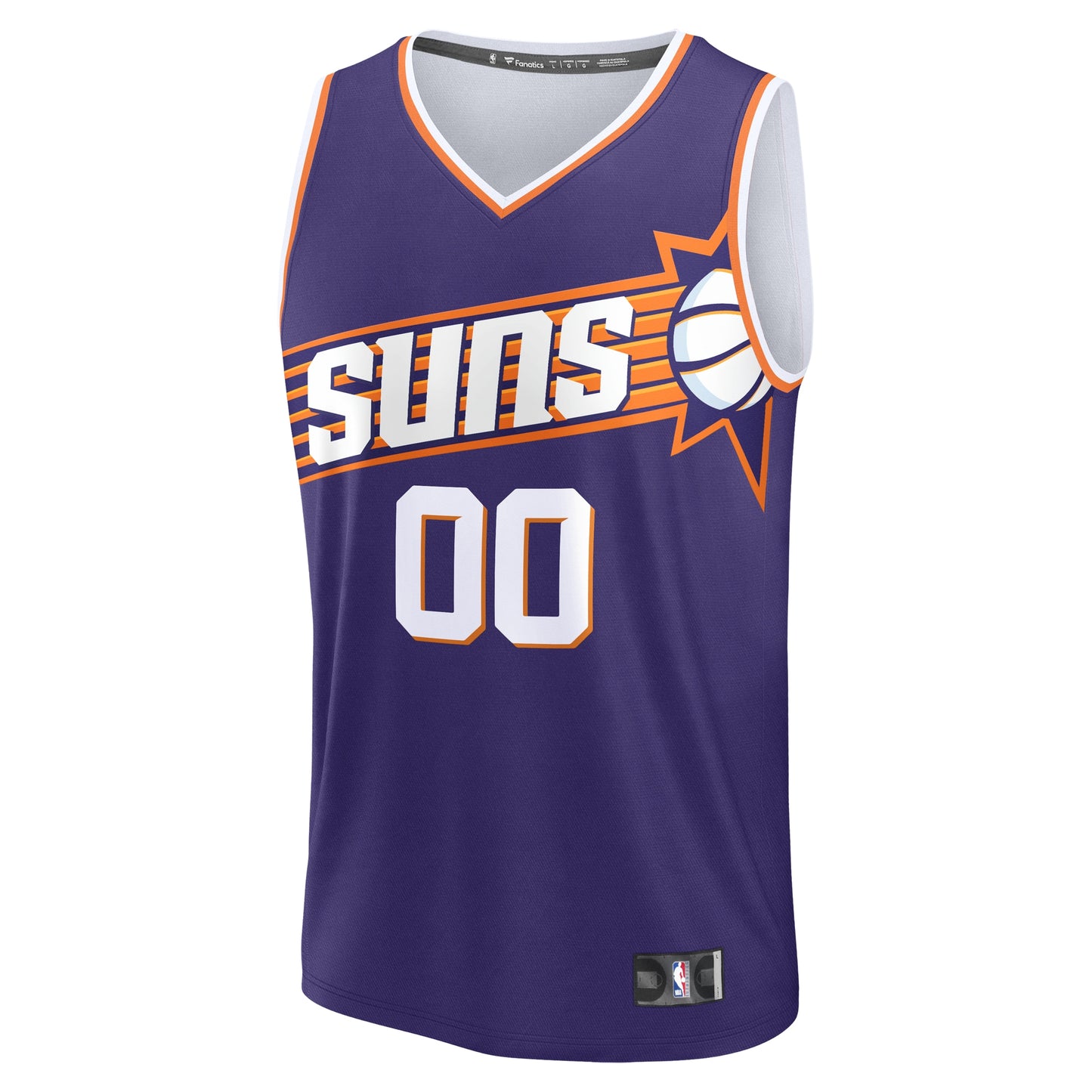 Phoenix Suns Fanatics Fast Break Custom Jersey - Icon Edition - Black