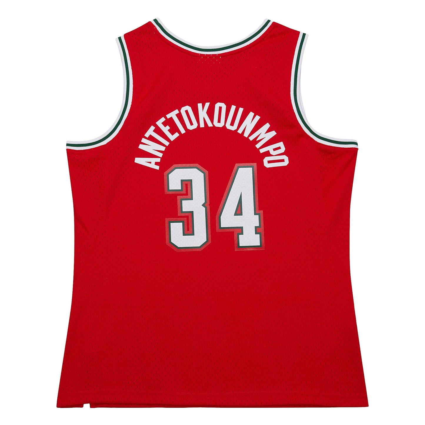 Giannis Antetokounmpo Milwaukee Bucks Mitchell & Ness 2013/14 Hardwood Classics Swingman Jersey - Hunter Green