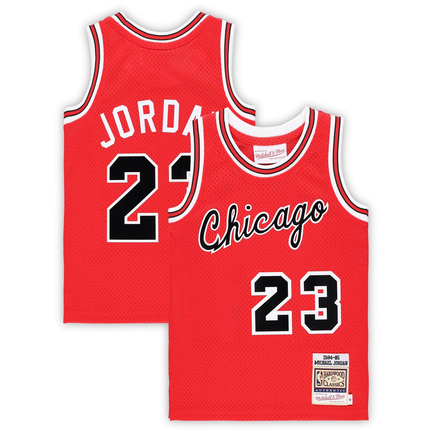 Michael Jordan Chicago Bulls Mitchell & Ness Preschool Hardwood Classics 1984/85 Authentic Swingman Jersey - Red