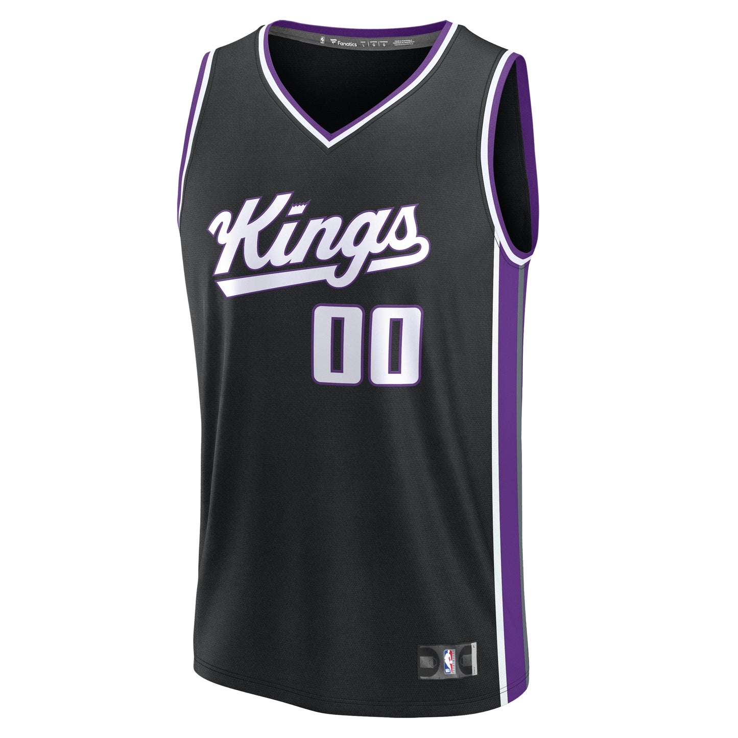 Sacramento Kings Fanatics Youth Fast Break Custom Replica Jersey - Purple  - Statement Edition