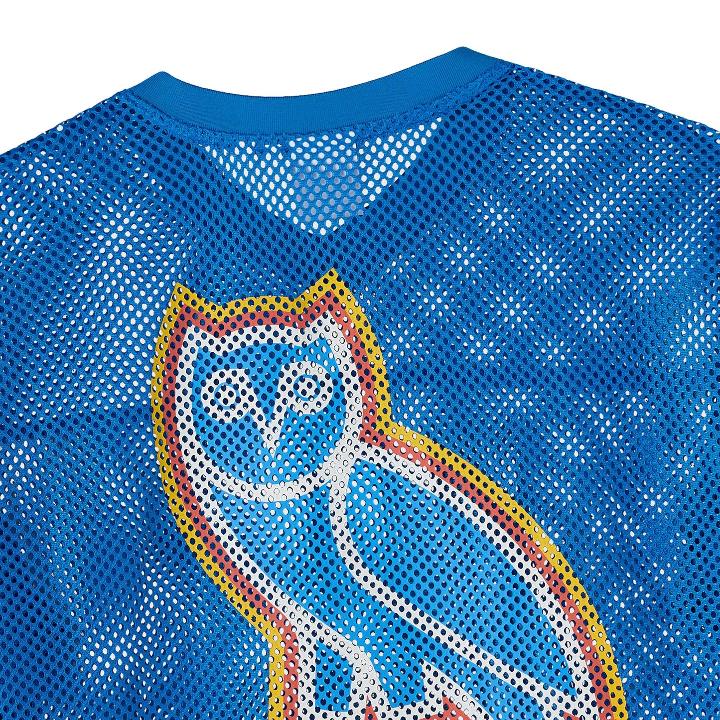 Oklahoma City Thunder OVO x NBA Mesh Football Fashion Jersey - Blue