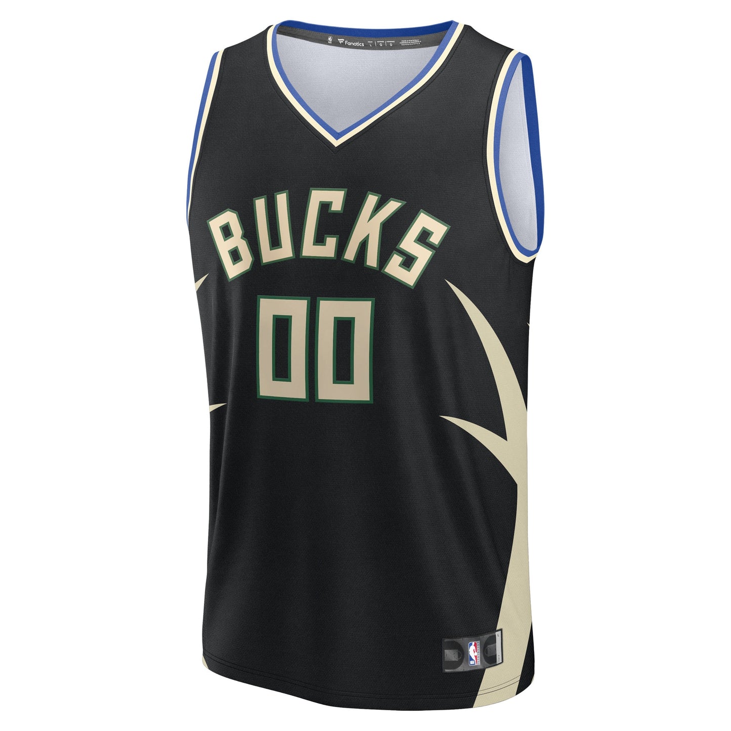 Milwaukee Bucks Fanatics Youth Fast Break Custom Replica Jersey - Green  - Icon Edition
