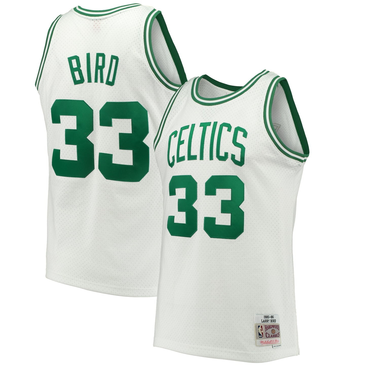 Larry Bird Boston Celtics Mitchell & Ness Hardwood Classics Swingman Jersey - Kelly Green