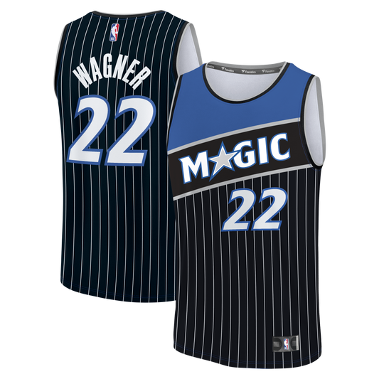 Franz Wagner Orlando Magic Fanatics Fast Break Jersey - Statement Edition - Black