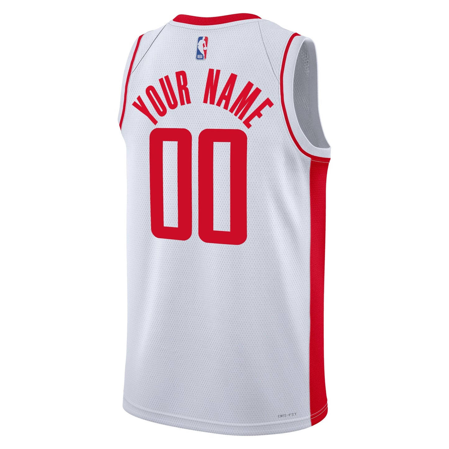 Houston Rockets Nike Unisex Swingman Custom Jersey Red - Icon Edition