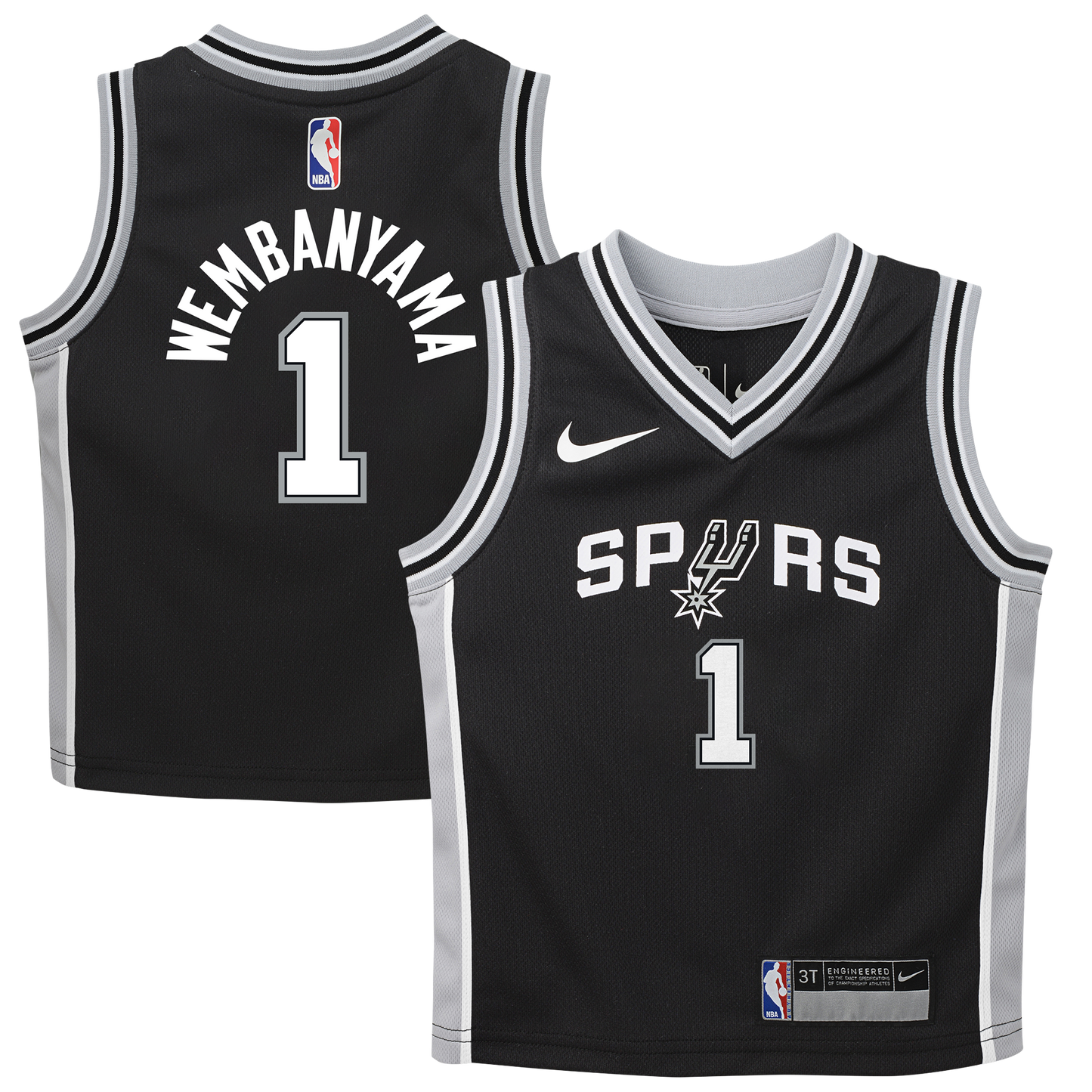 Victor Wembanyama San Antonio Spurs Nike Infant Swingman Jersey - Icon Edition - Black