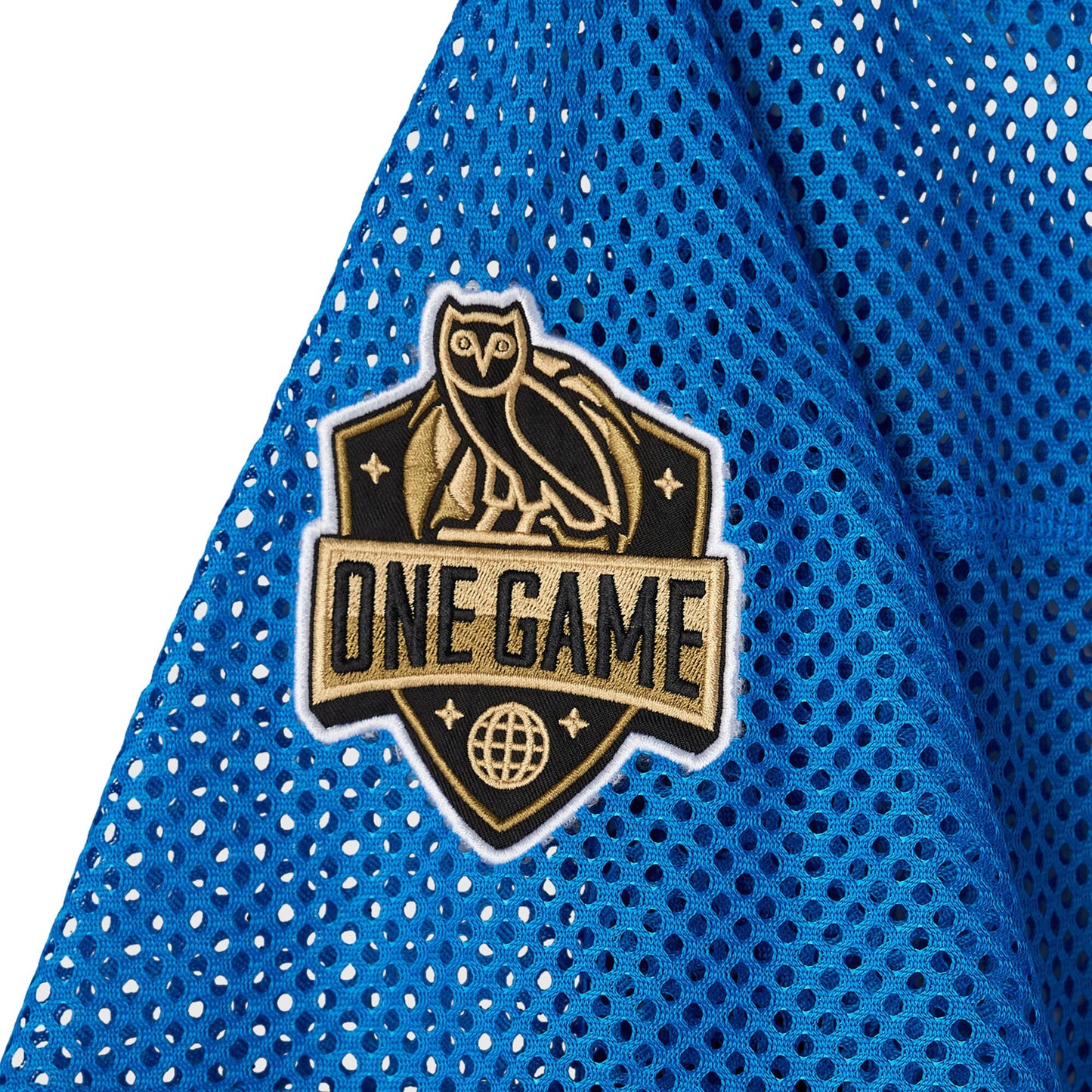 Oklahoma City Thunder OVO x NBA Mesh Football Fashion Jersey - Blue
