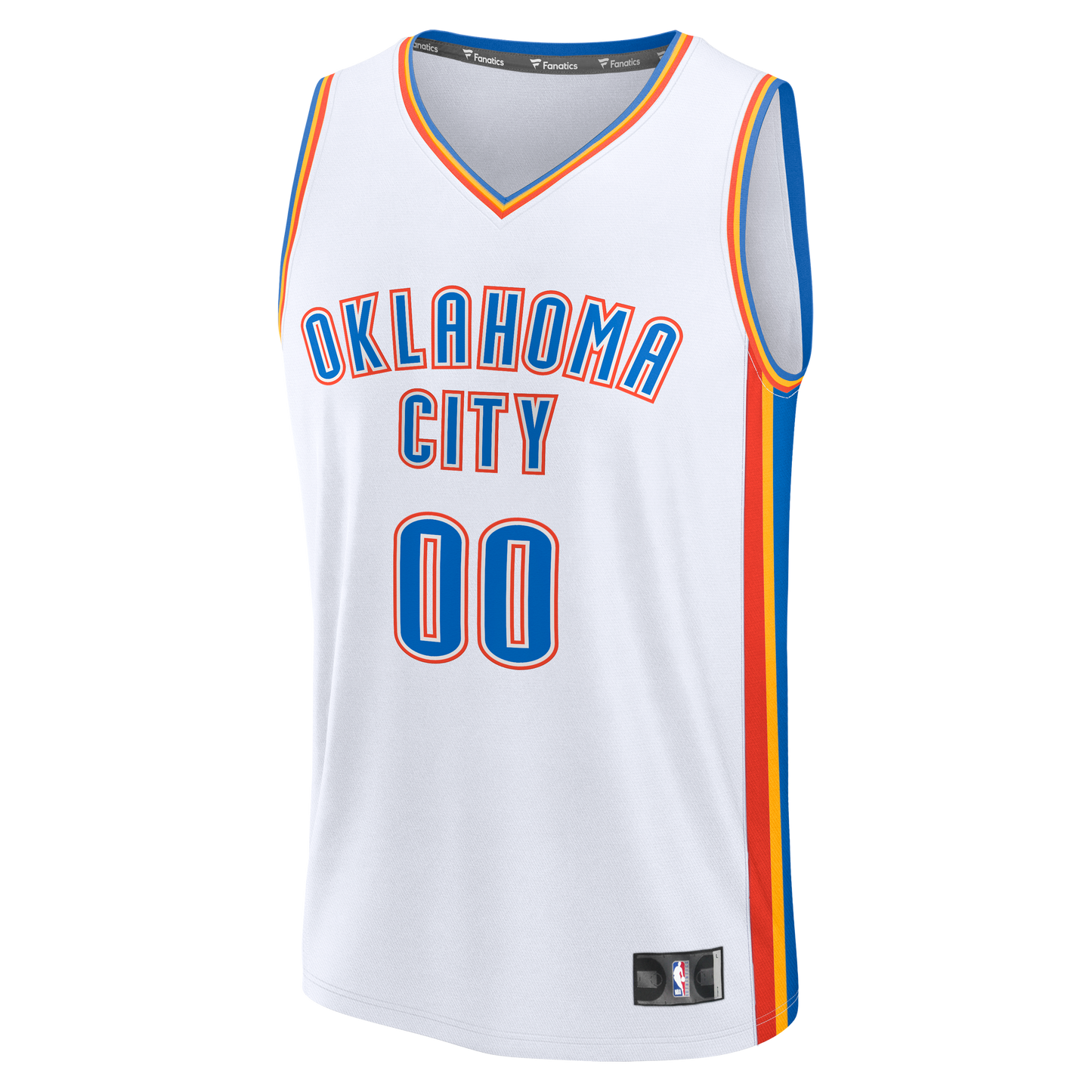 Oklahoma City Thunder Fanatics Youth Fast Break Custom Replica Jersey - Blue  - Icon Edition