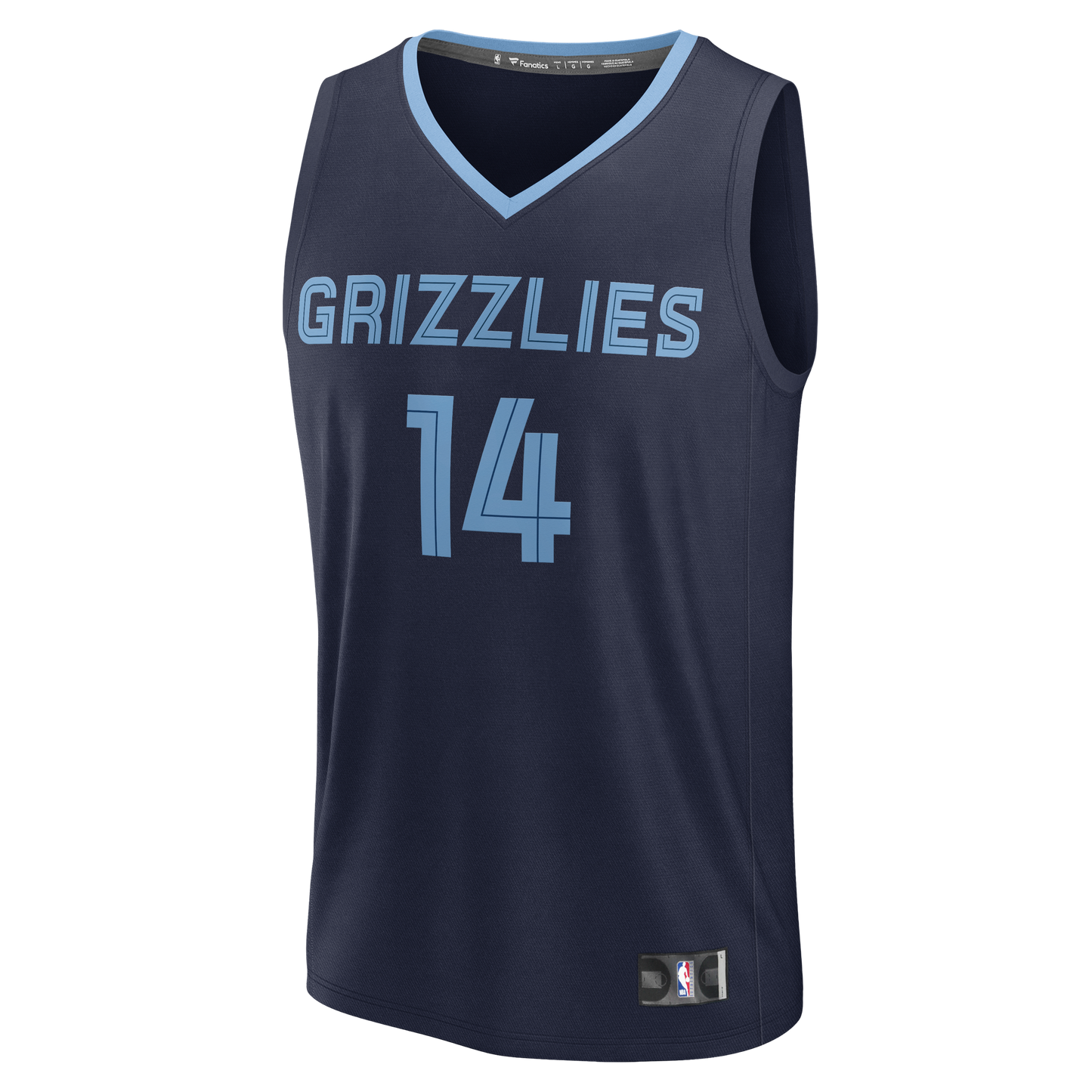 Zach Edey Memphis Grizzlies Fanatics Fast Break Replica Jersey - Icon Edition - Navy