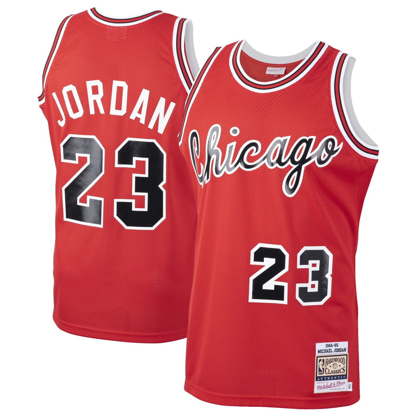 Michael Jordan Chicago Bulls Mitchell & Ness 1984/85 Hardwood Classics Rookie Authentic Jersey - White
