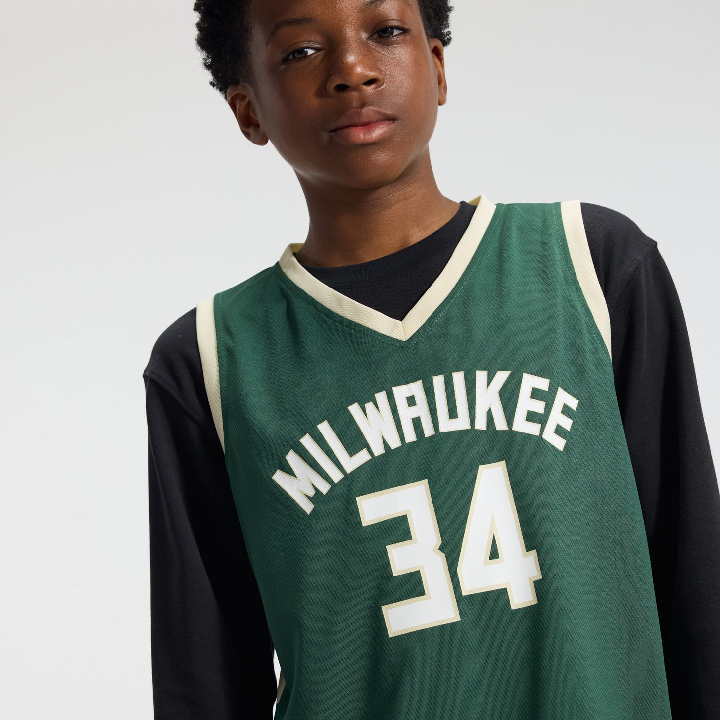 Giannis Antetokounmpo Milwaukee Bucks Fanatics Youth Fast Break Replica Player Jersey - Icon Edition - Hunter Green