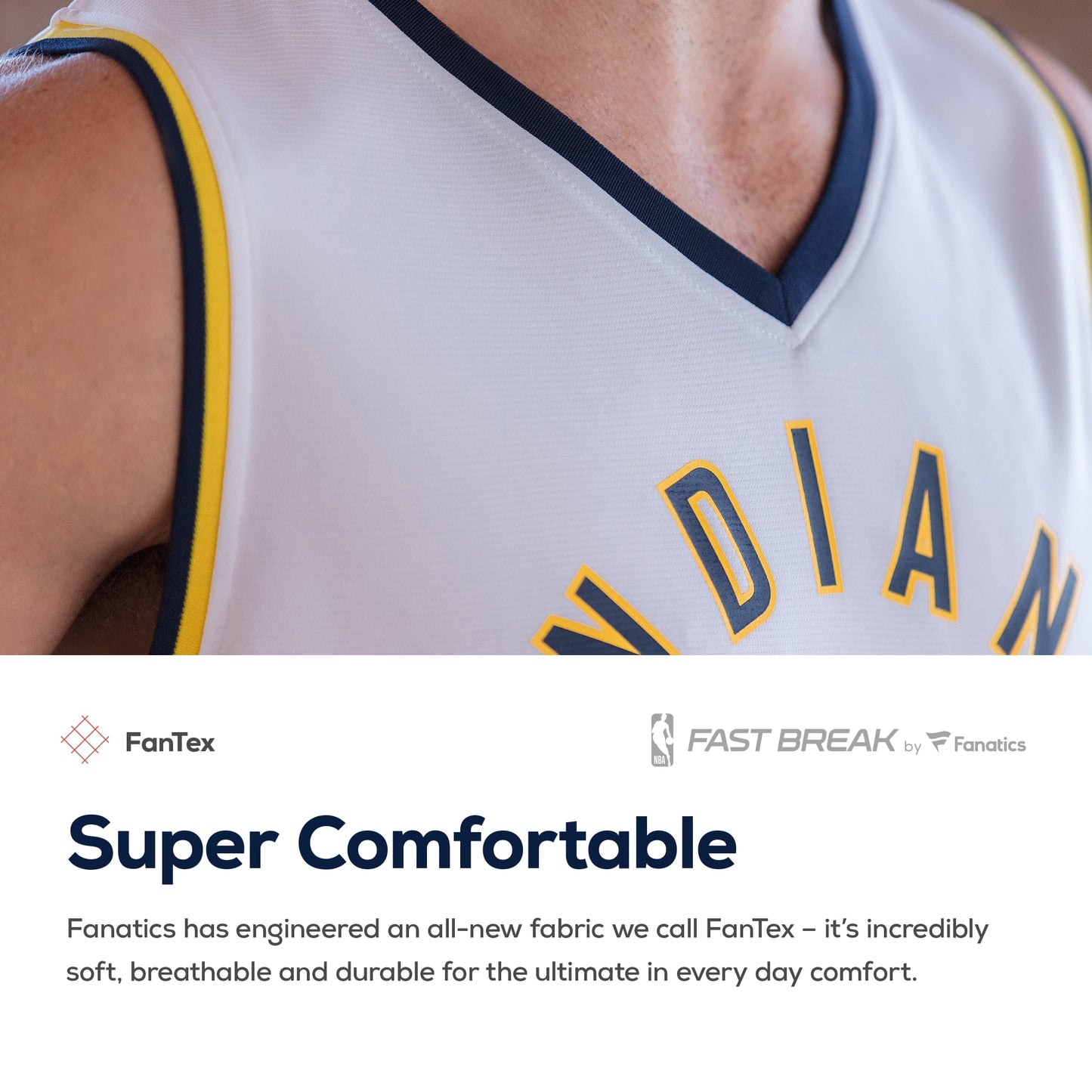 Indiana Pacers Fanatics Women's Fast Break Custom Jersey Navy - Icon Edition