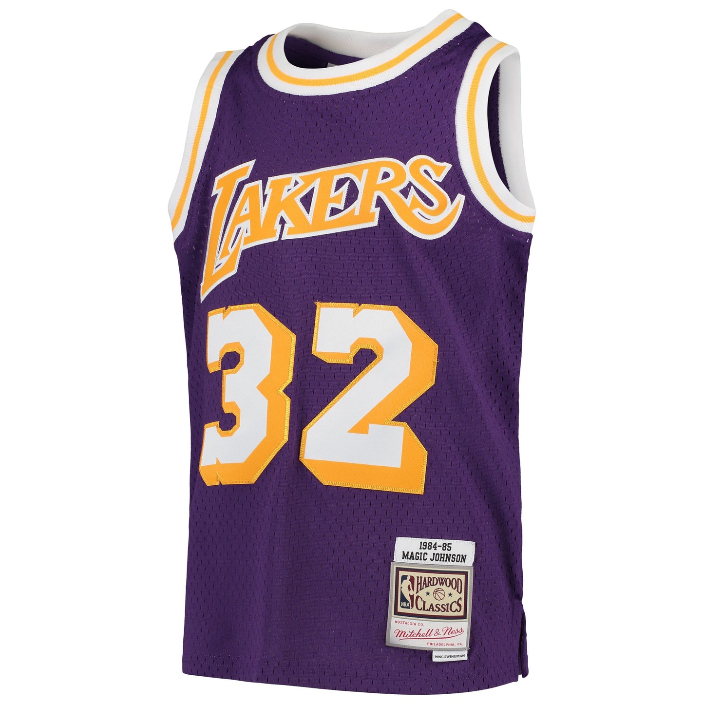 Magic Johnson Los Angeles Lakers Mitchell & Ness Youth Swingman Throwback Jersey - Gold