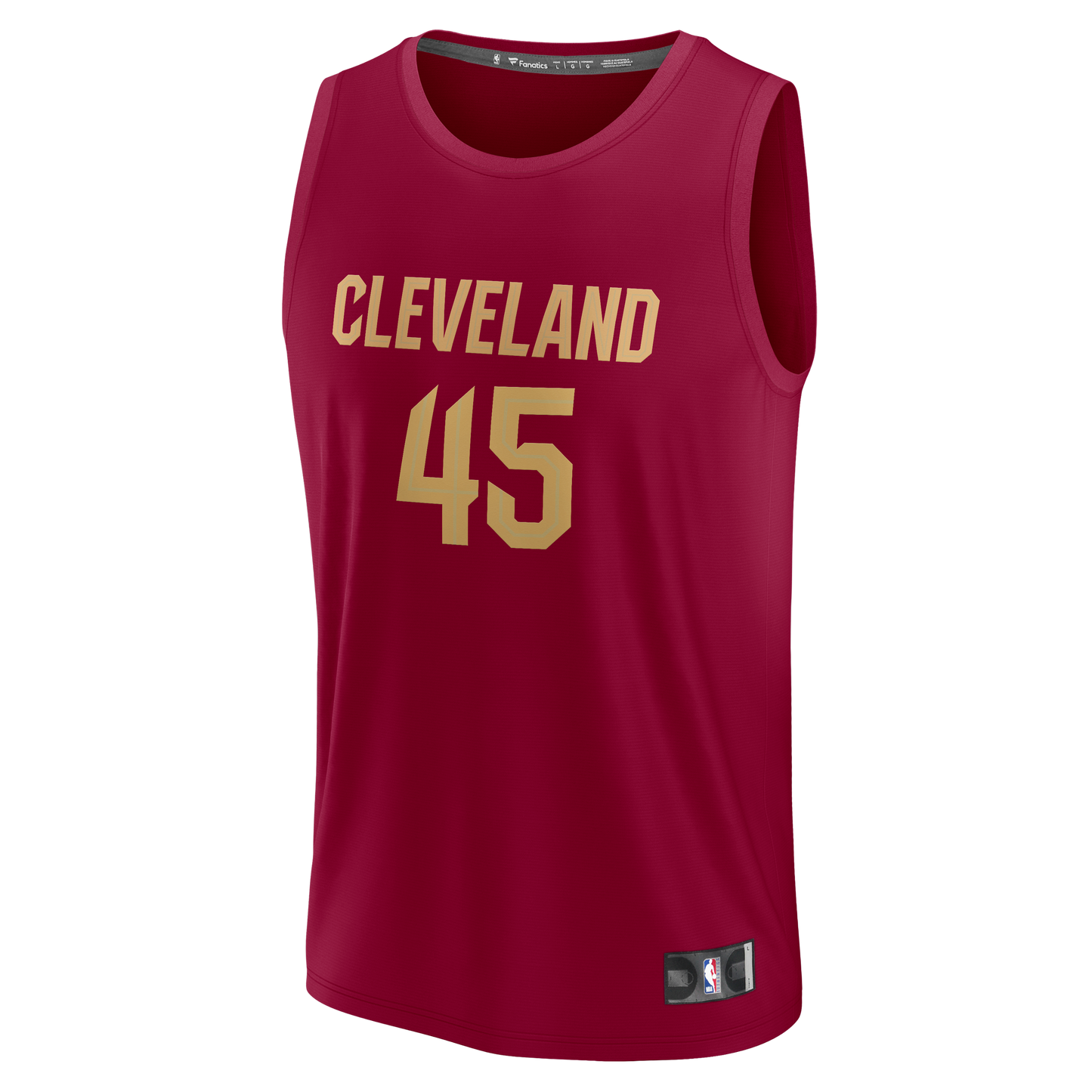 Donovan Mitchell Cleveland Cavaliers Fanatics Fast Break Replica Jersey - Icon Edition - Wine