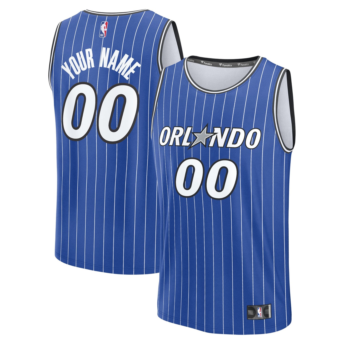 Orlando Magic Fanatics Youth Fast Break Replica Custom Jersey - Icon Edition - Blue