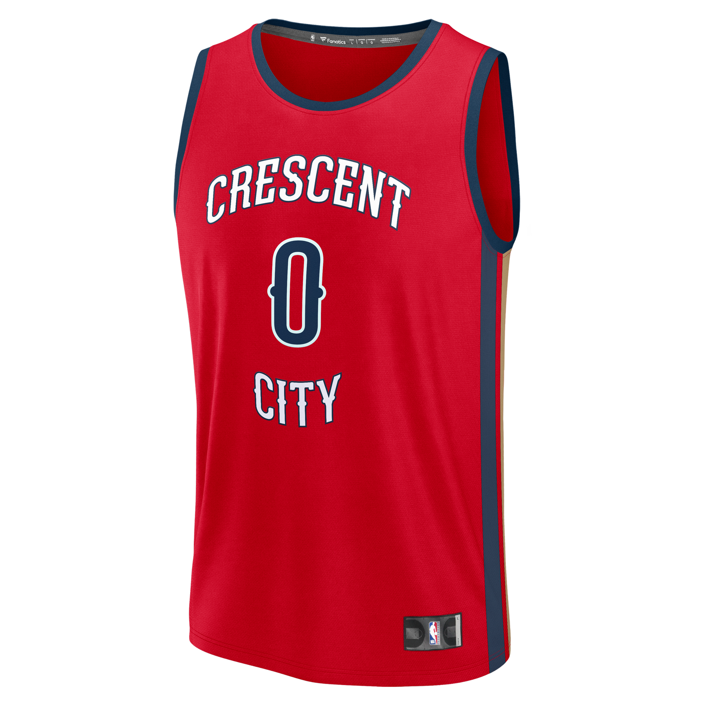 Jeremiah Fears New Orleans Pelicans Fanatics Fast Break Replica Player Jersey - Statement Edition - Red