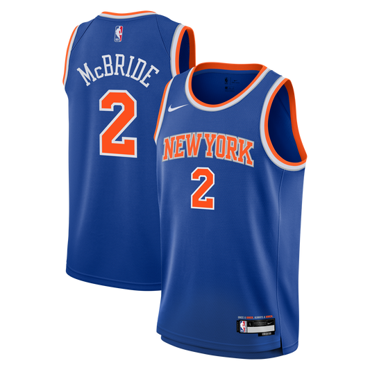 Miles McBride New York Knicks Nike Youth Swingman Jersey - Icon Edition - Blue