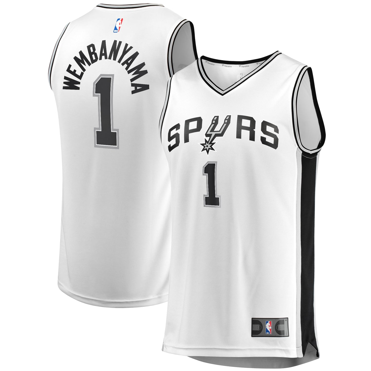 Victor Wembanyama San Antonio Spurs Fanatics Youth Fast Break Replica Player Jersey - Icon Edition - Black