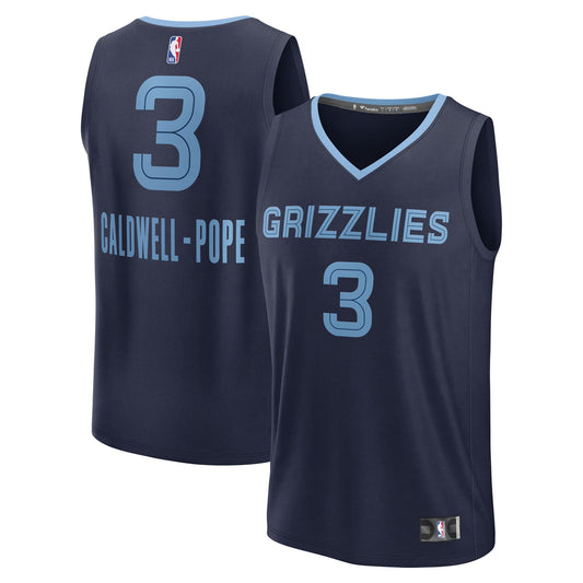 Kentavious Caldwell-Pope Memphis Grizzlies Fanatics Youth Fast Break Replica Player Jersey - Icon Edition - Navy