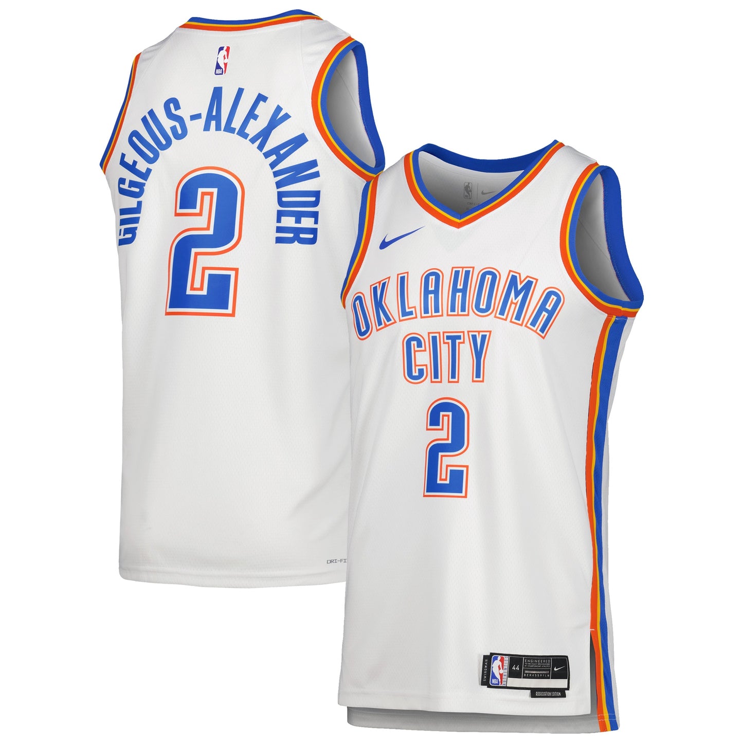 Shai Gilgeous-Alexander Oklahoma City Thunder Nike Unisex Swingman Jersey - Icon Edition - Blue