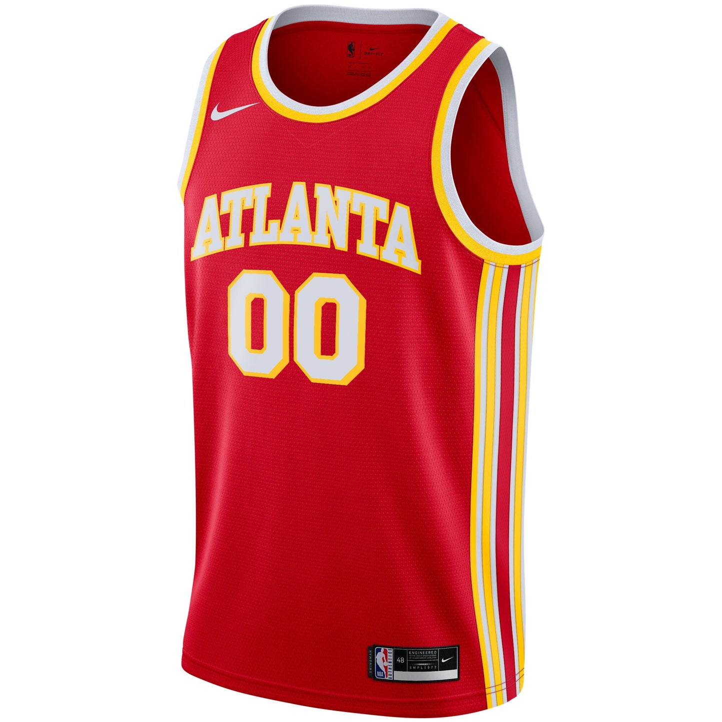Atlanta Hawks Nike 2020/21 Swingman Custom Jersey - Association Edition - White