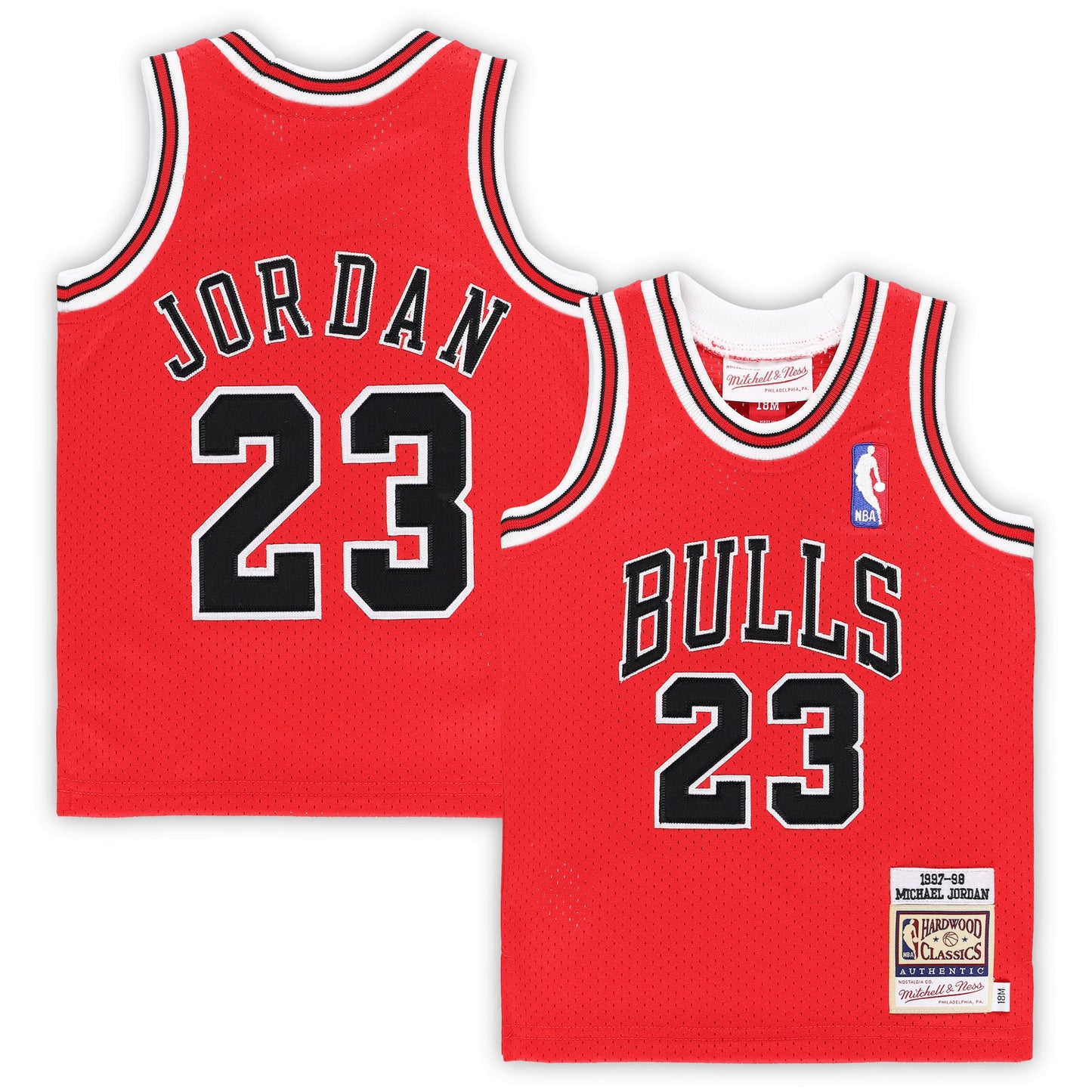 Michael Jordan Chicago Bulls Mitchell & Ness Infant 1996/97 Hardwood Classics Authentic Jersey - Black