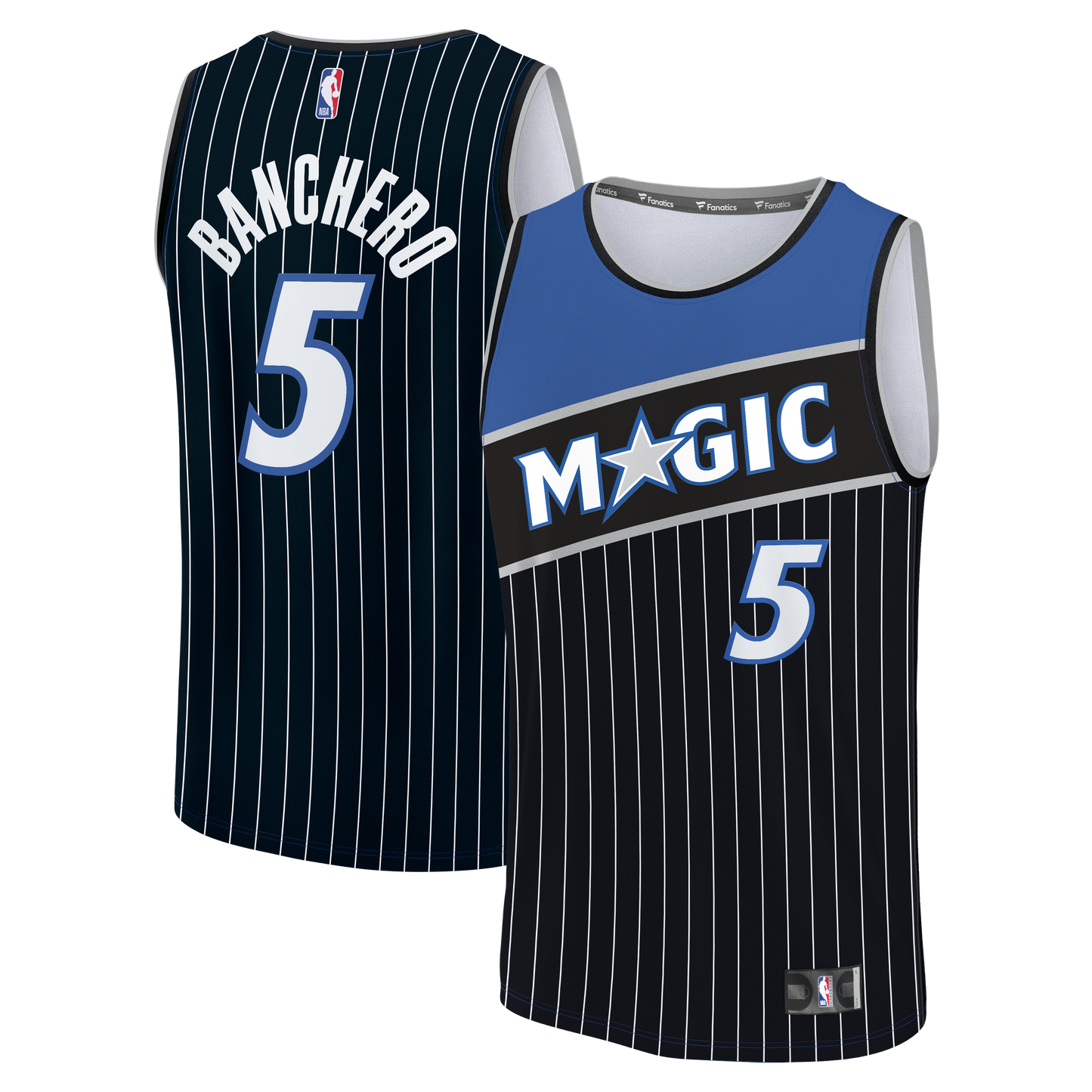 Paolo Banchero Orlando Magic Fanatics Fast Break Jersey - Statement Edition - Black