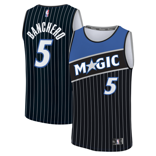 Paolo Banchero Orlando Magic Fanatics Fast Break Jersey - Statement Edition - Black