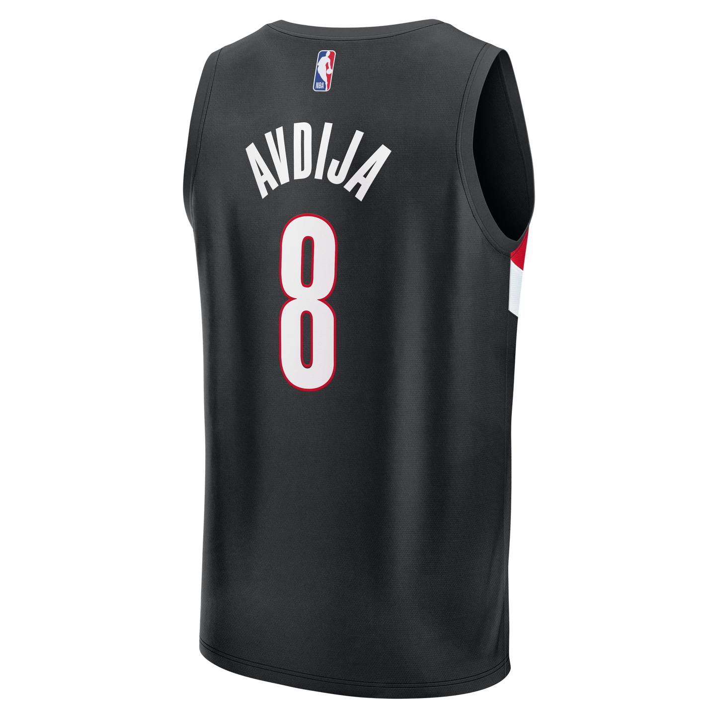 Deni Avdija Portland Trail Blazers Fanatics Fast Break Replica Jersey - Icon Edition - Black