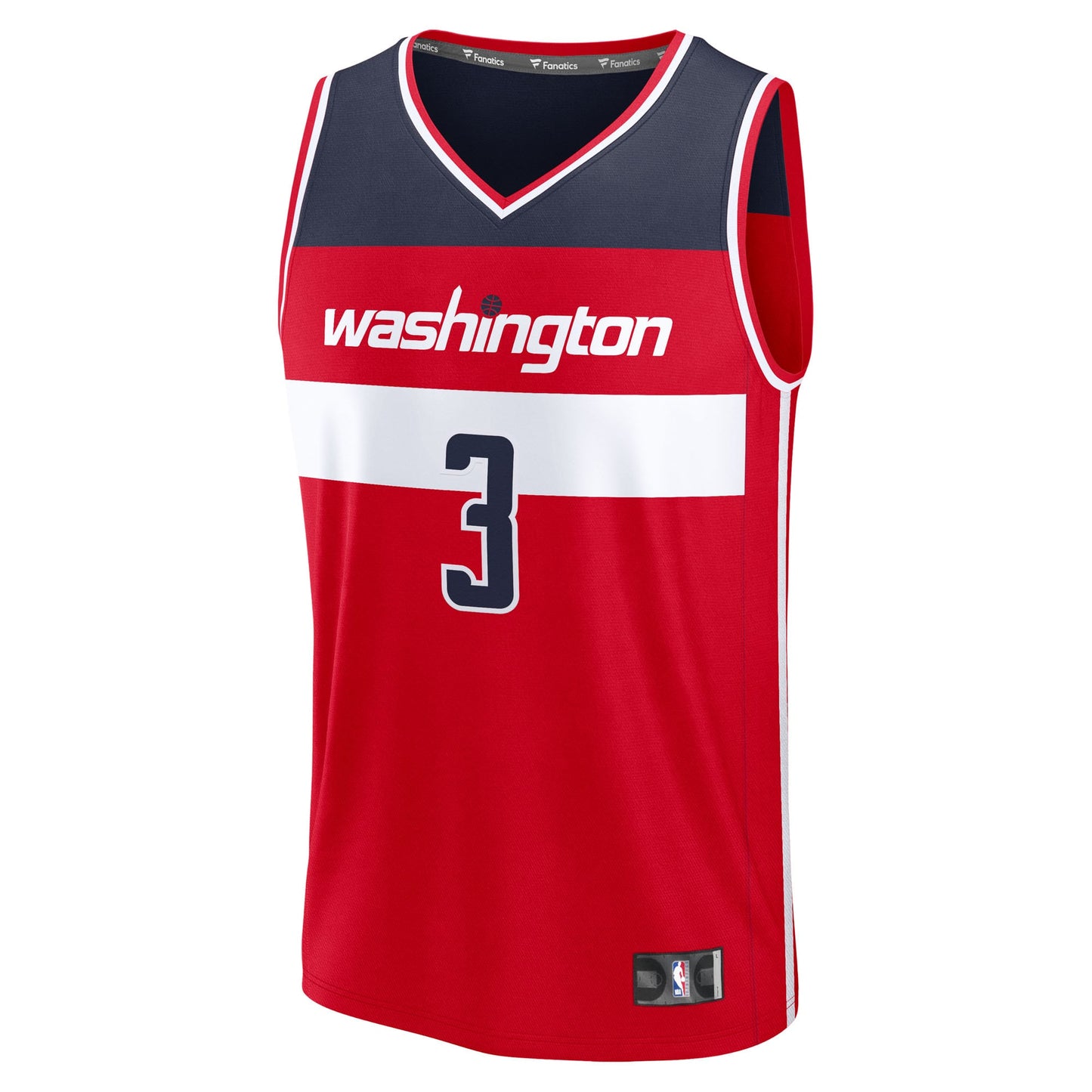CJ McCollum Washington Wizards Fanatics Fast Break Replica Player Jersey - Icon Edition - Red