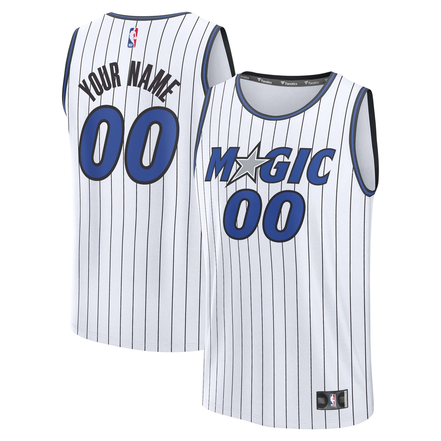 Orlando Magic Fanatics Fast Break Replica Custom Jersey - Icon Edition - Blue