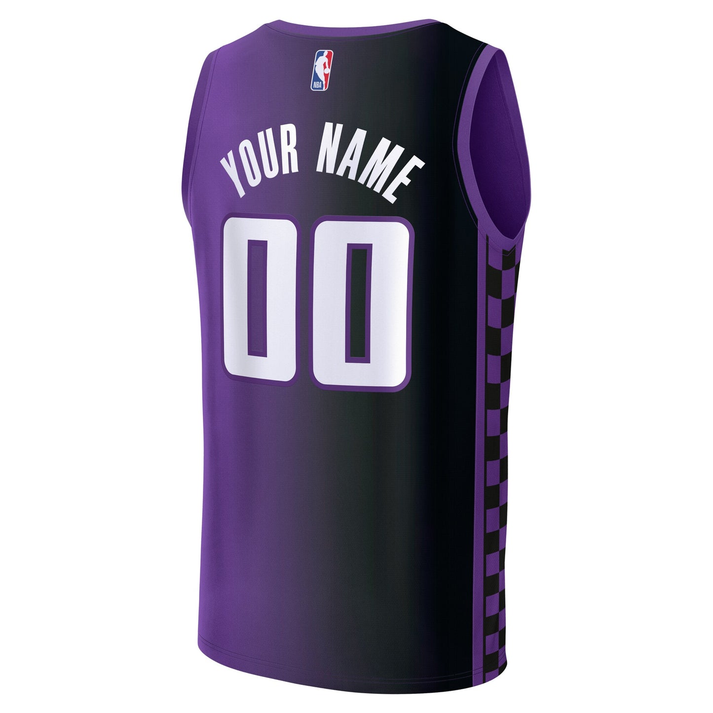 Sacramento Kings Fanatics Youth Fast Break Custom Replica Jersey - Purple  - Statement Edition