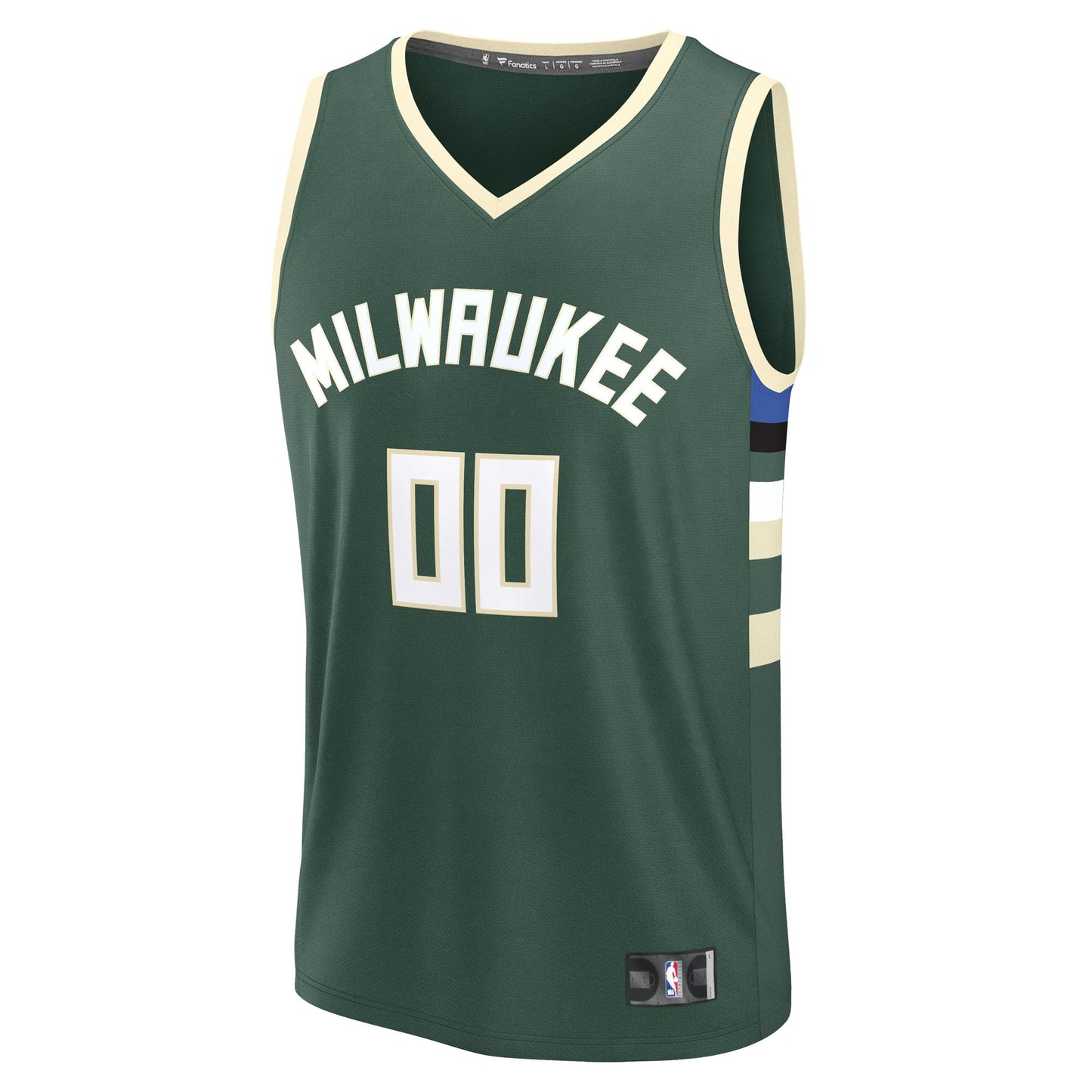Milwaukee Bucks Fanatics Fast Break Custom Jersey - Icon Edition - Green