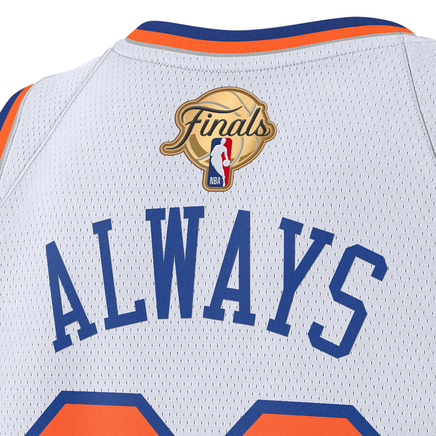 New York Knicks Nike Unisex 2026 NBA Finals Champions Always 26 Swingman Jersey - White - Association Edition