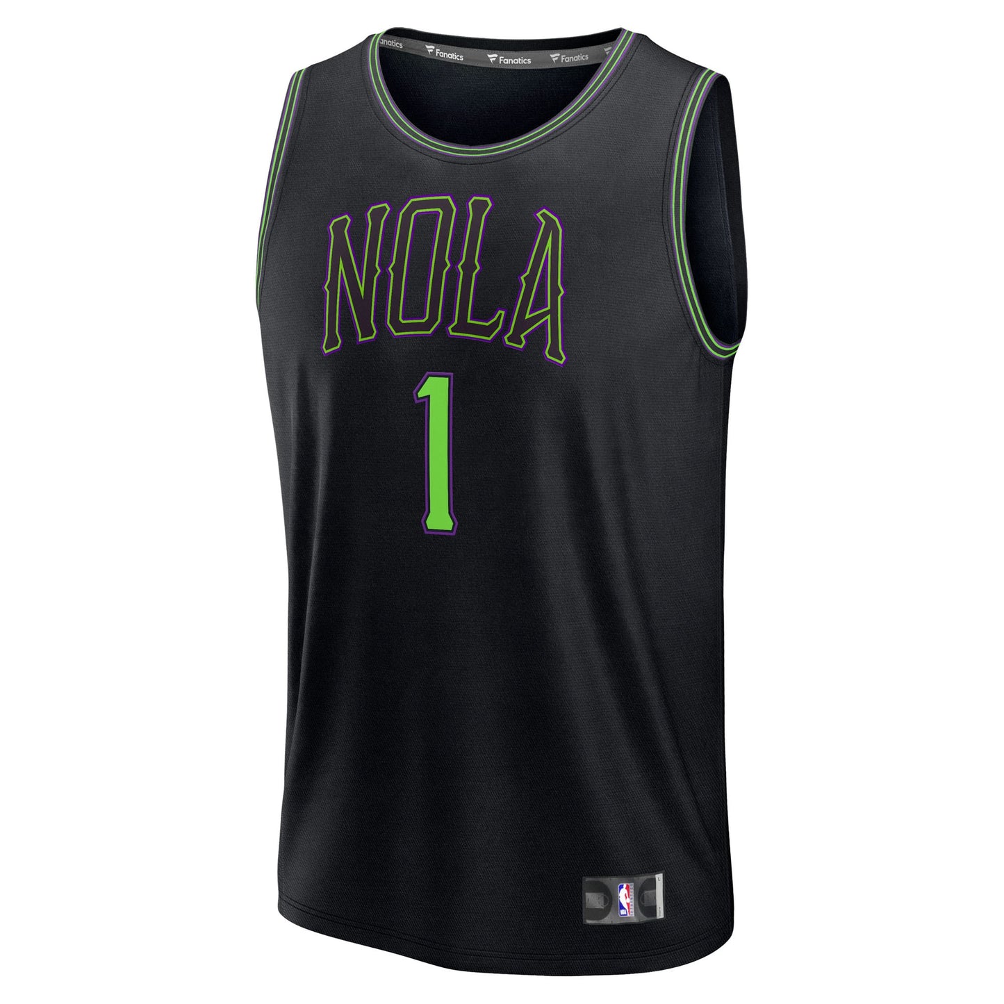 Zion Williamson New Orleans Pelicans Fanatics 2025/26 City Edition Fast Break Jersey - Black